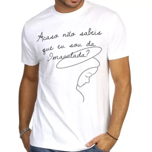 Camiseta Religiosa Eu sou da Imaculada