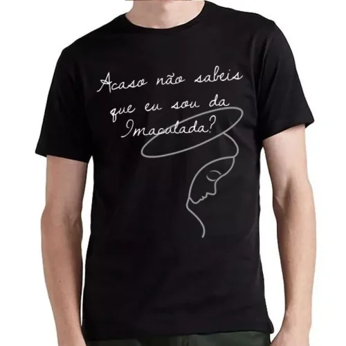 Camiseta Catolica Eu sou da Imaculada